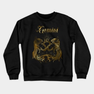 Gemini Zodiac Sign Crewneck Sweatshirt